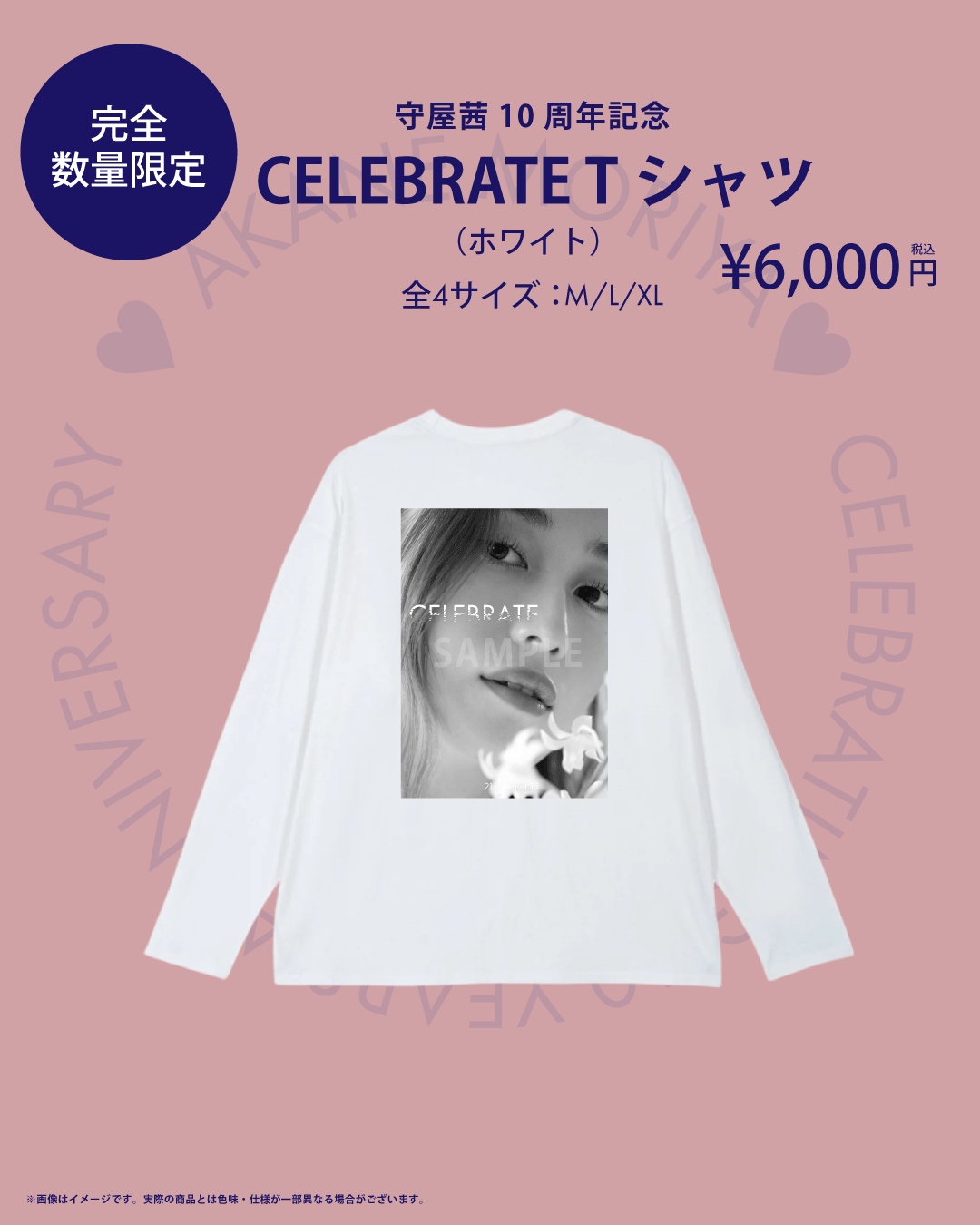 デビュー10周年記念ロングスリーブTシャツ