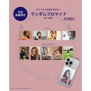 デビュー10周年記念ランダムブロマイド10種